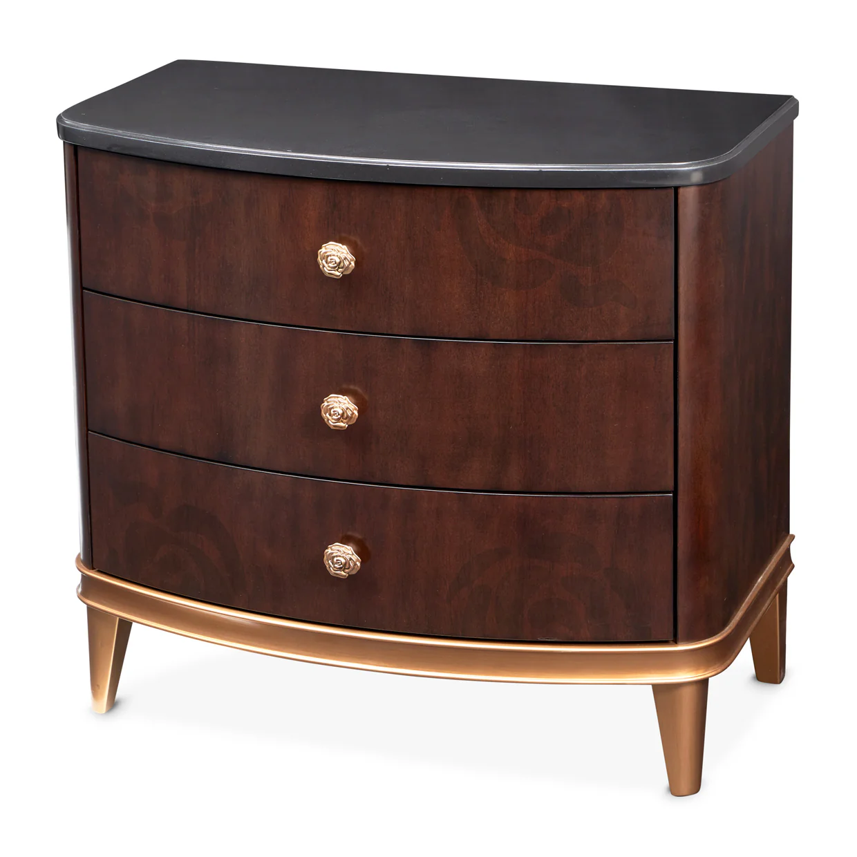 Michael Amini Camellia Field Caramel Nightstand - Image 11