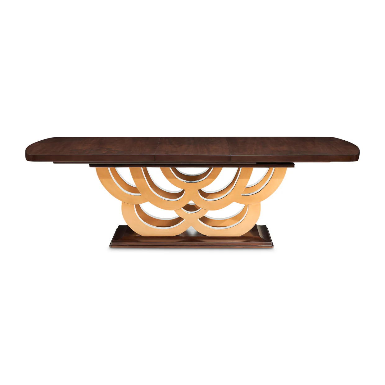 Michael Amini Camellia Field Caramel Pedestal Dining Table - Image 6