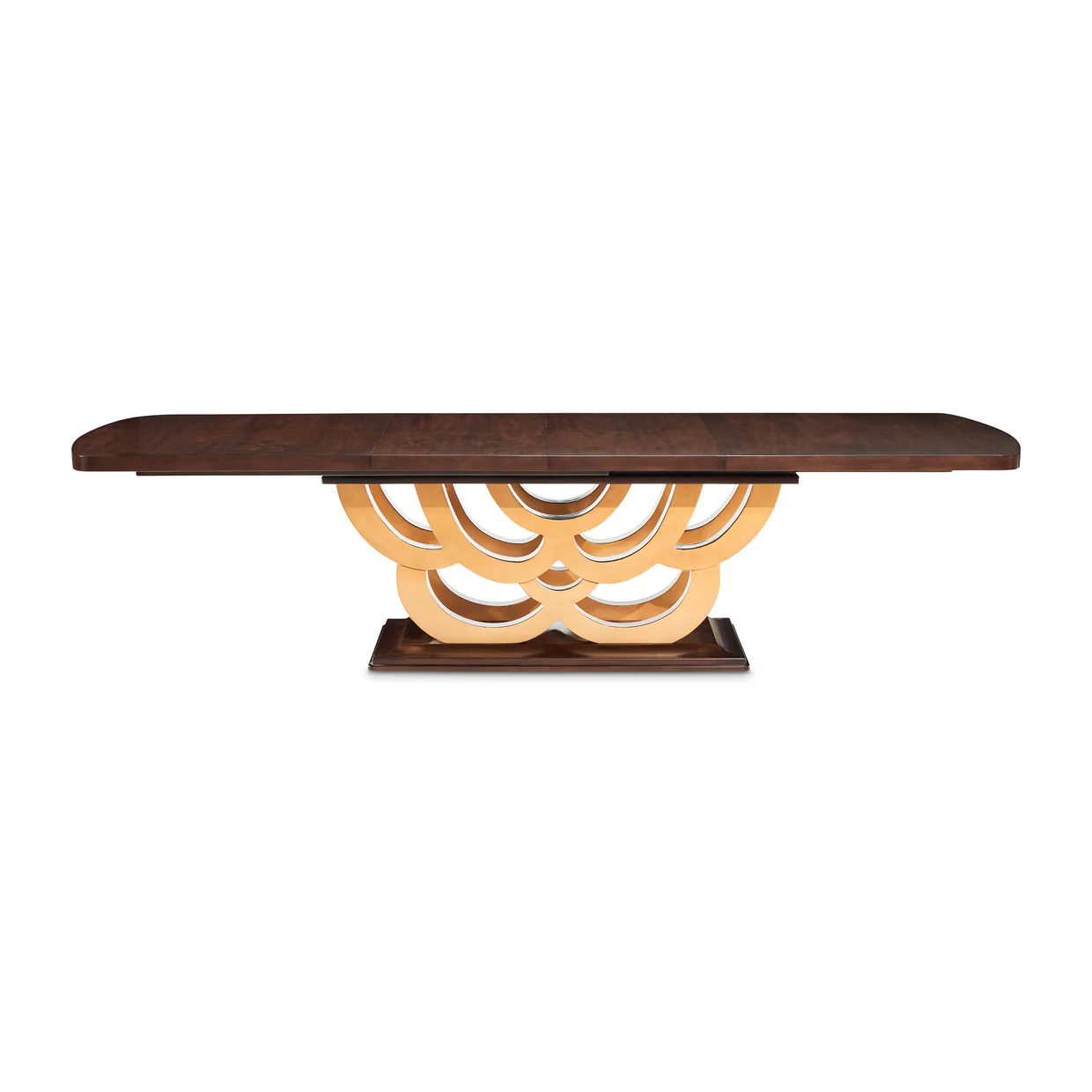 Michael Amini Camellia Field Caramel Pedestal Dining Table - Image 7