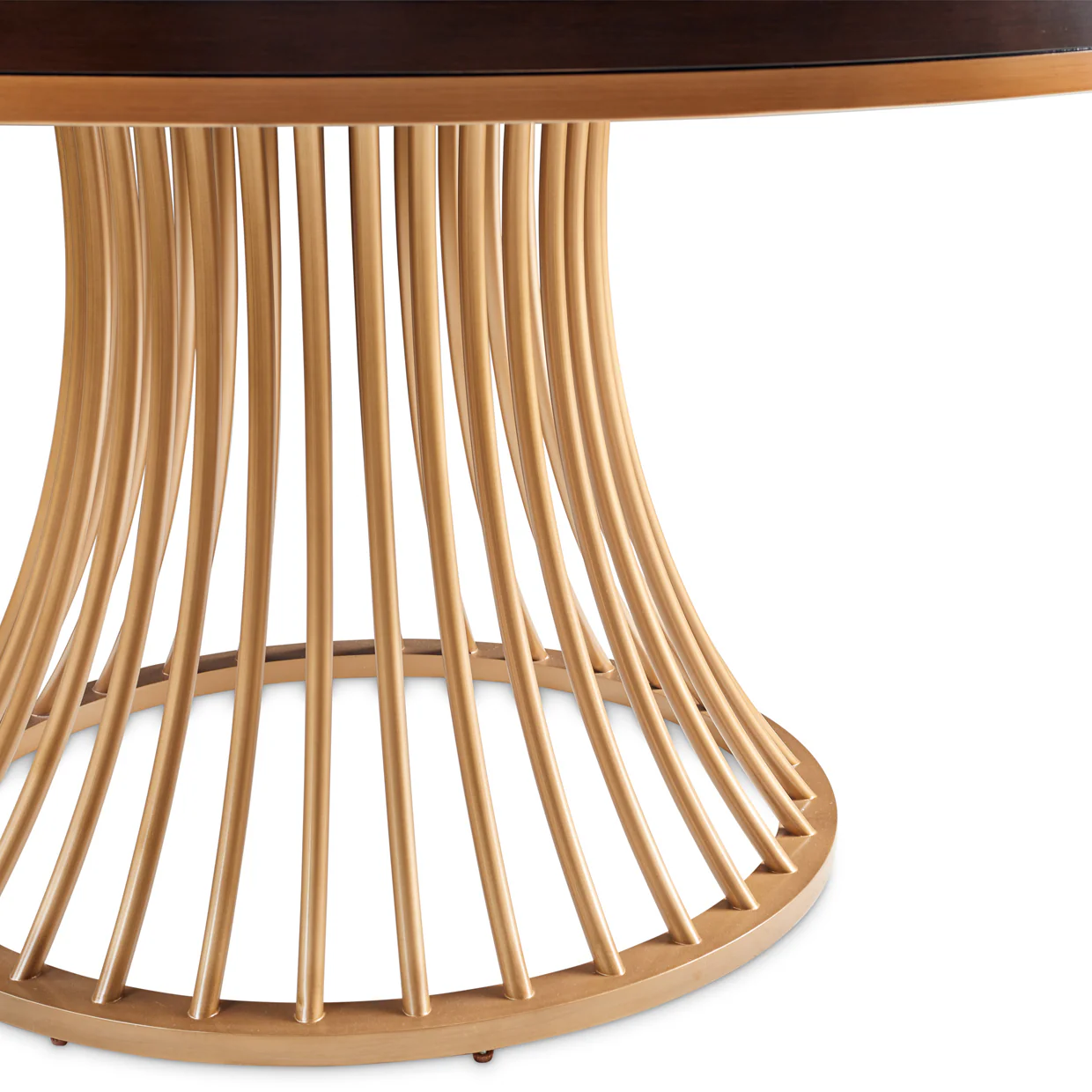 Michael Amini Camellia Field Caramel Round Dining Table - Image 3