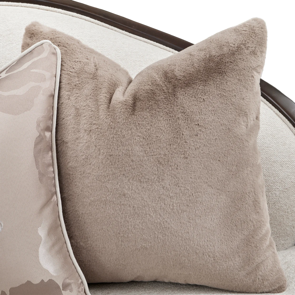 Michael Amini Camellia Field Caramel Sofa Cornsilk Caramel - Image 10