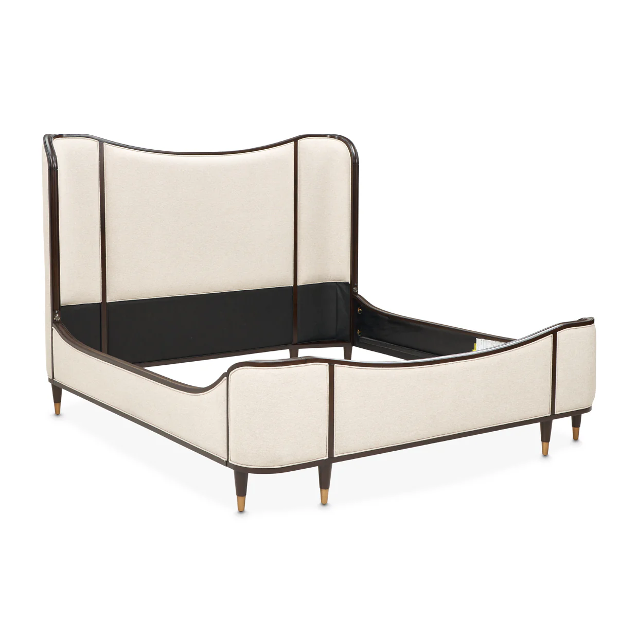 Michael Amini Camellia Field Caramel Upholstered Bed - Image 13