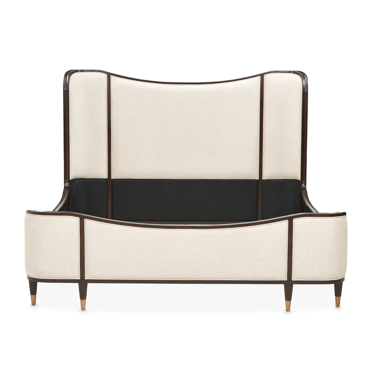Michael Amini Camellia Field Caramel Upholstered Bed - Image 14
