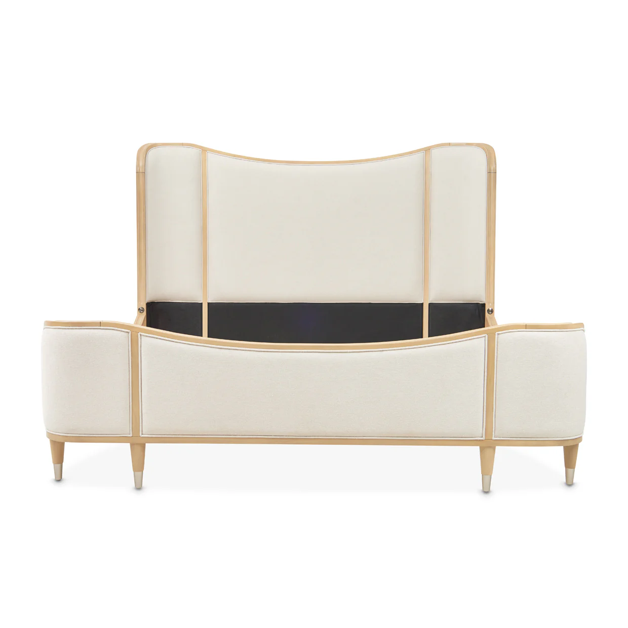 Michael Amini Camellia Field Caramel Upholstered Bed - Image 3