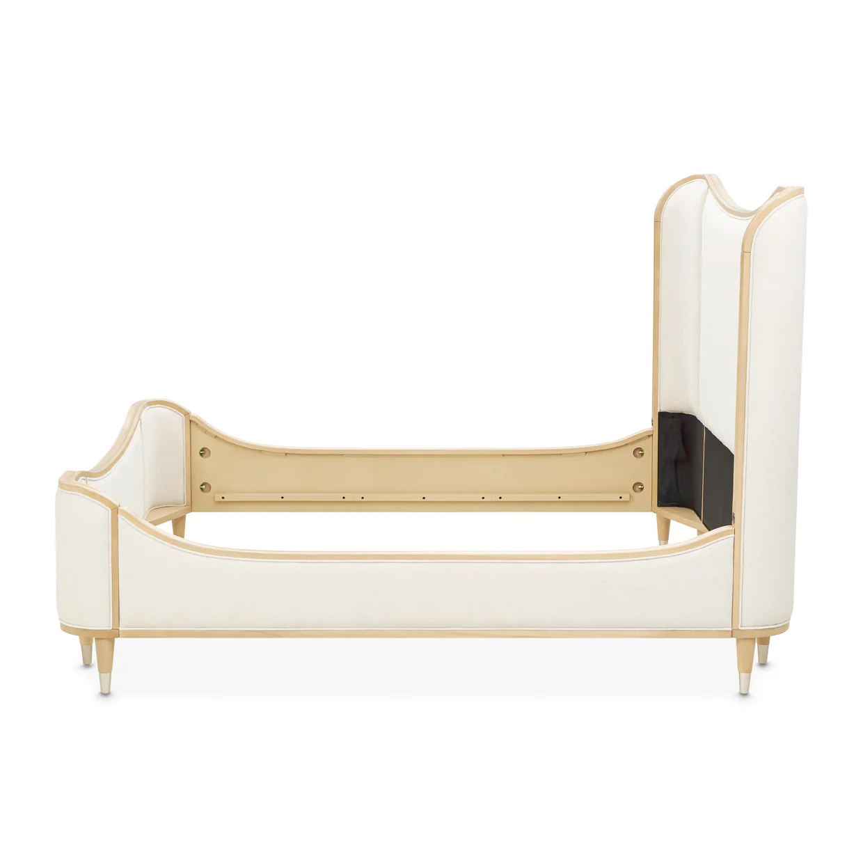 Michael Amini Camellia Field Caramel Upholstered Bed - Image 4