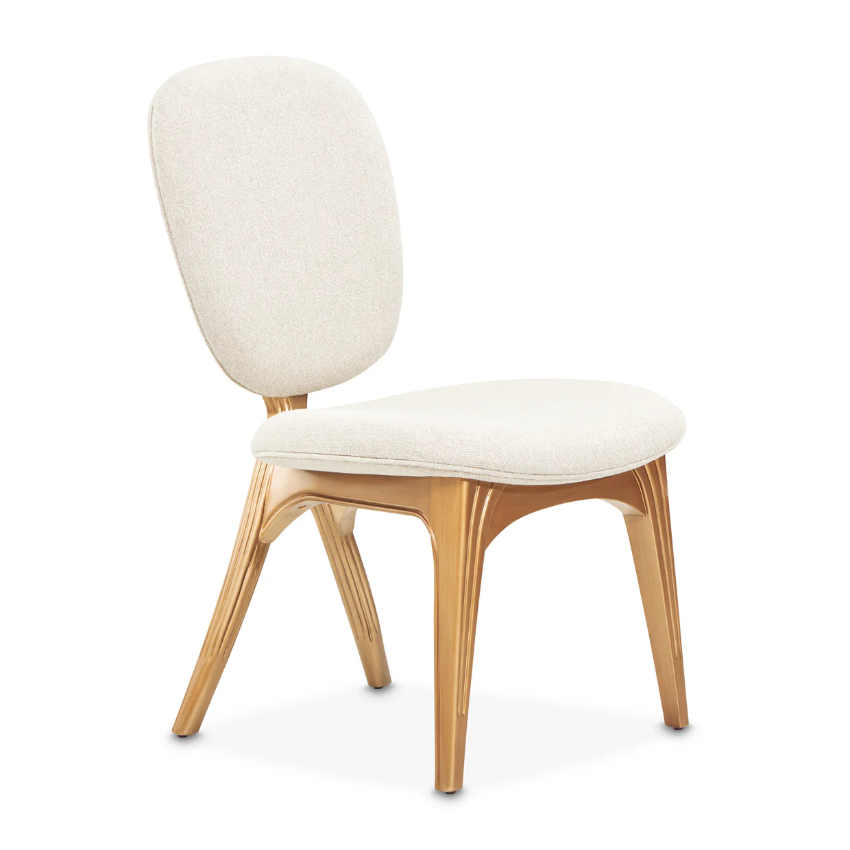 Michael Amini Camellia Field Caramel Vanity Chair - Image 11