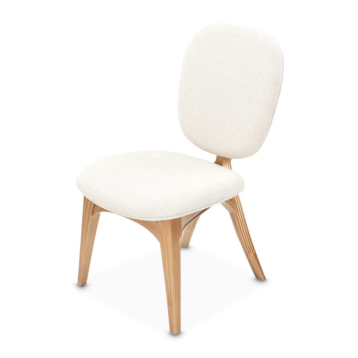 Michael Amini Camellia Field Caramel Vanity Chair - Image 5