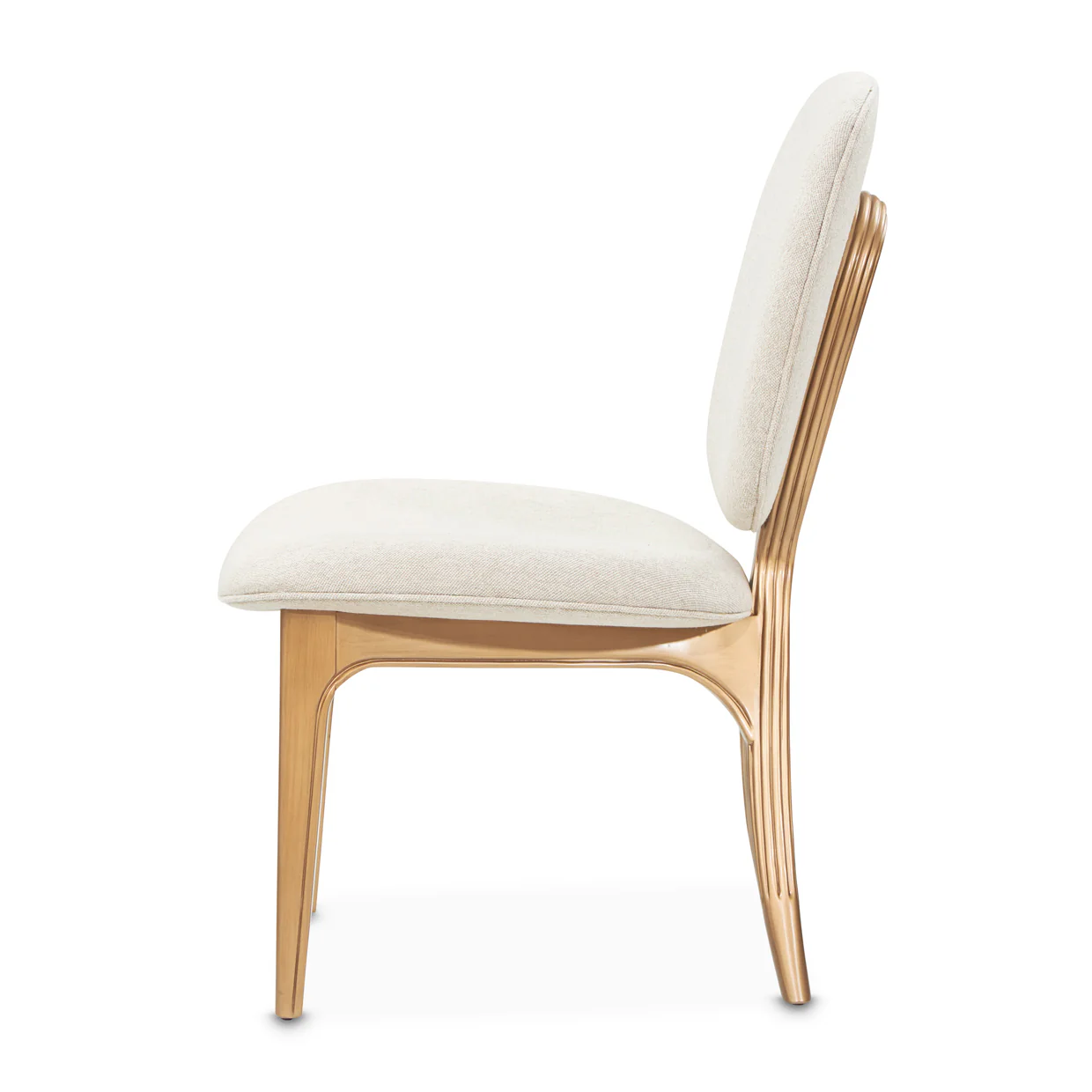Michael Amini Camellia Field Caramel Vanity Chair - Image 6