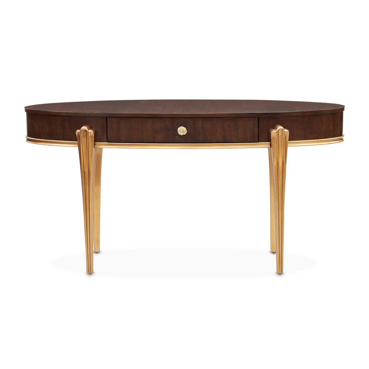 Michael Amini Camellia Field Caramel Vanity Desk - Image 10