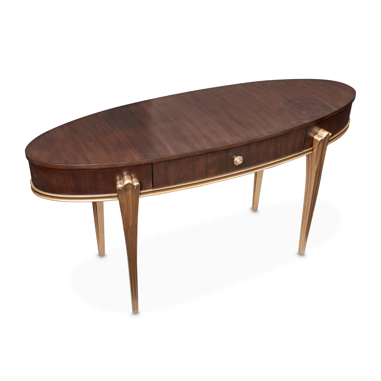 Michael Amini Camellia Field Caramel Vanity Desk - Image 6