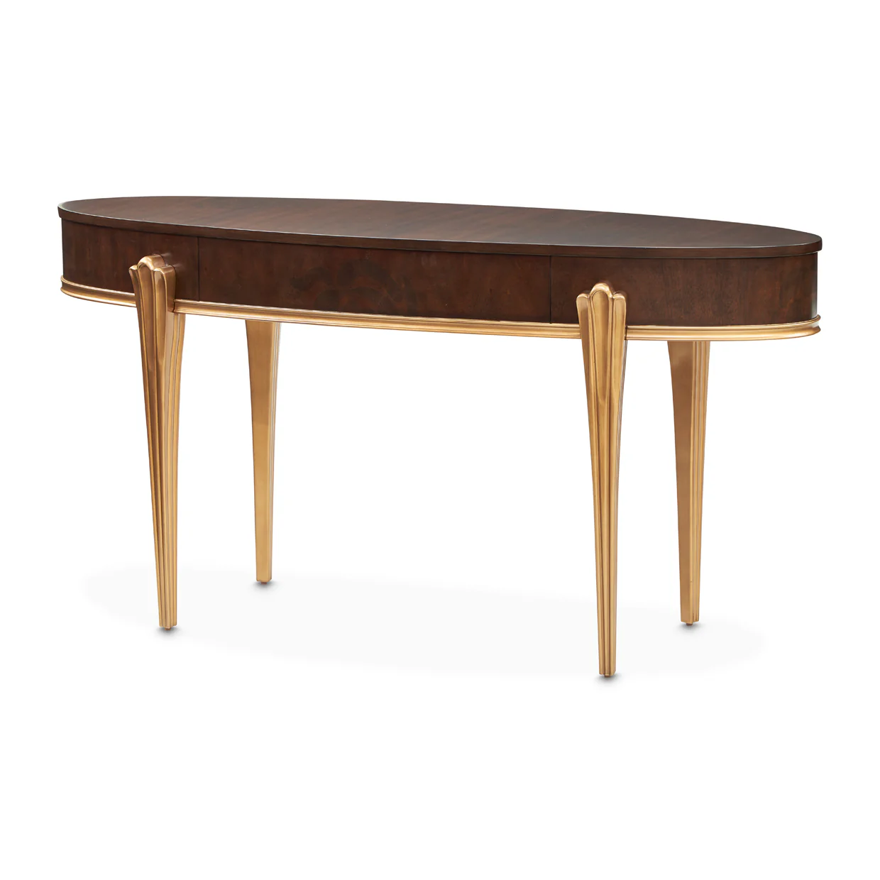 Michael Amini Camellia Field Caramel Vanity Desk - Image 8