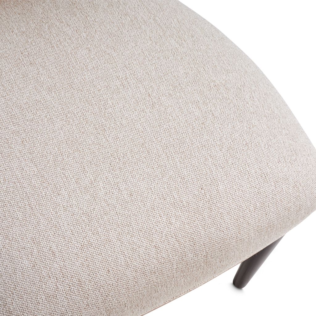 Michael Amini Camellia Field Dining Side Chair - Linen/Warm Pecan - Set of 2 - Image 10