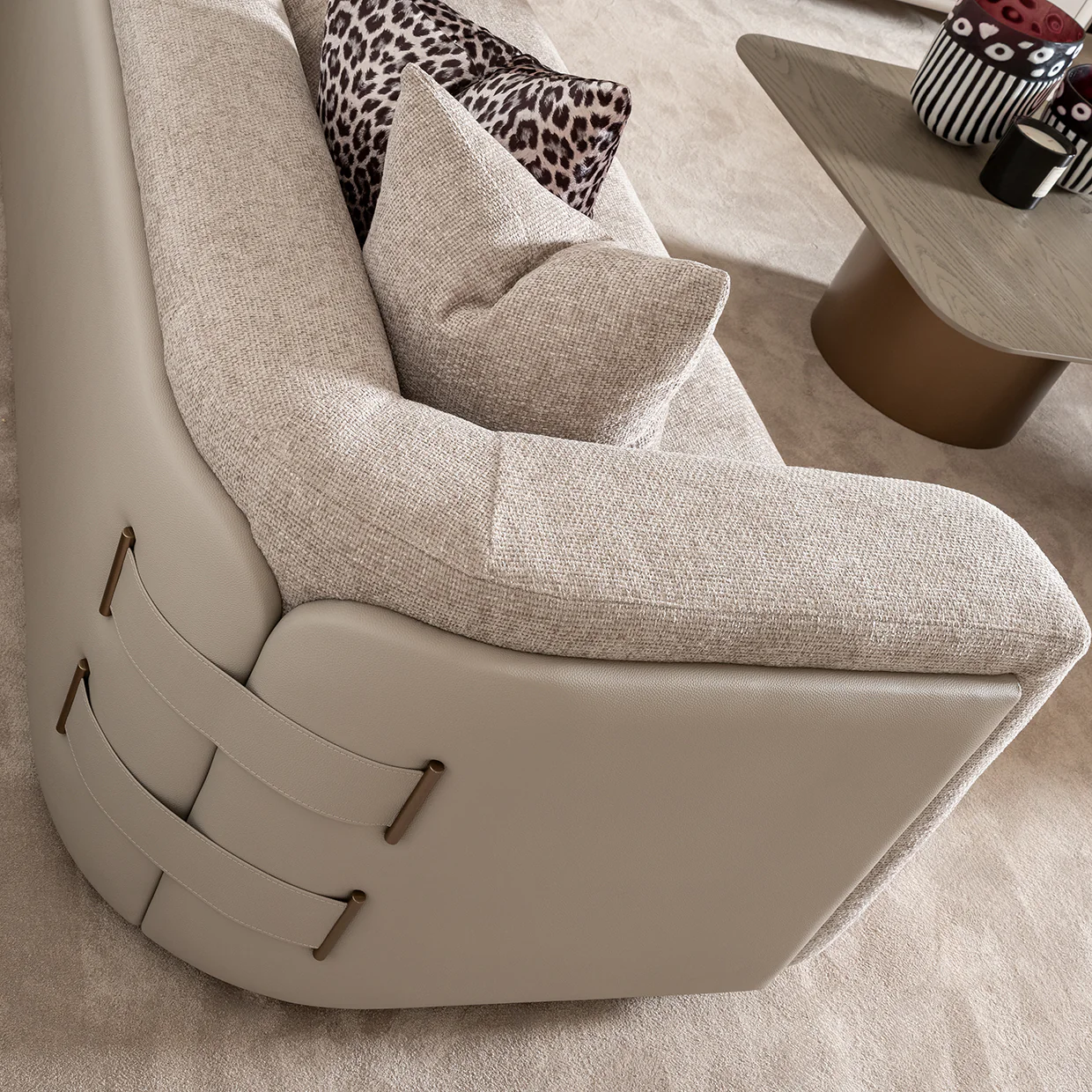 Michael Amini Canberra Sofa - Image 4