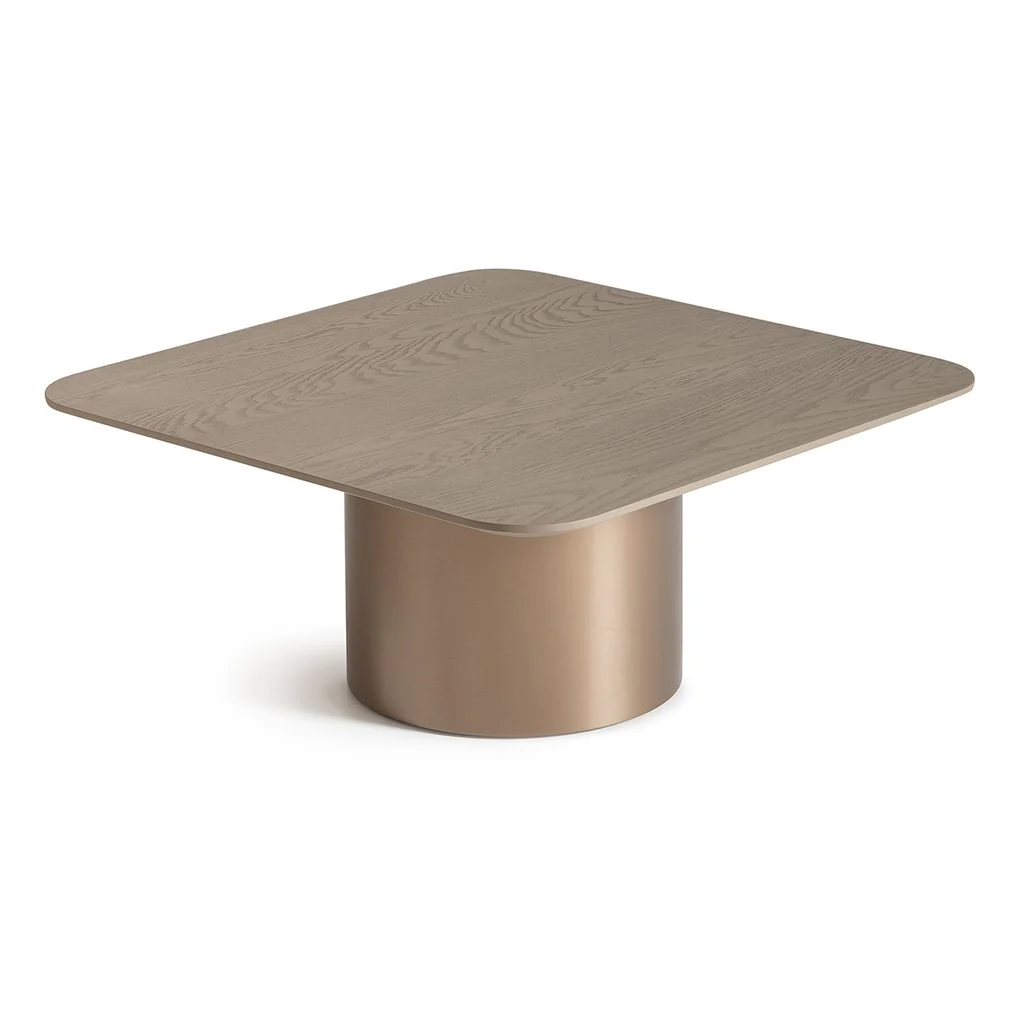 Michael Amini Canberra Tall Cocktail Table - Light Ash - Image 4