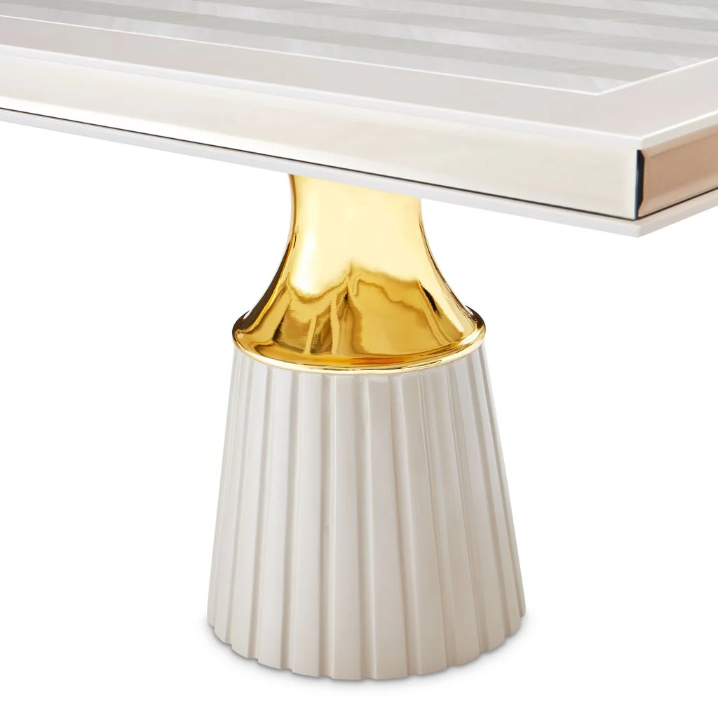 Michael Amini Carmela Double Pedestal Dining Table - Image 5