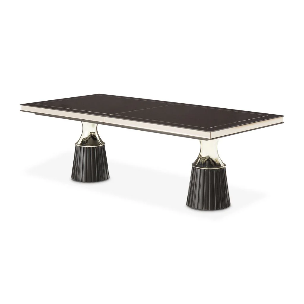 Michael Amini Carmela Double Pedestal Dining Table - Image 8