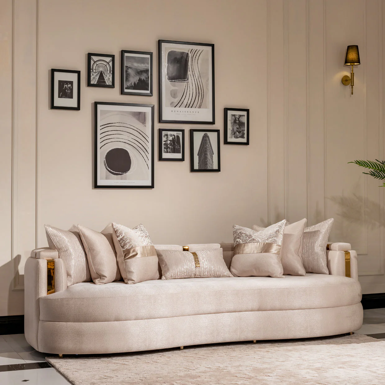 Michael Amini Carmela Mansion Sofa - Image 2