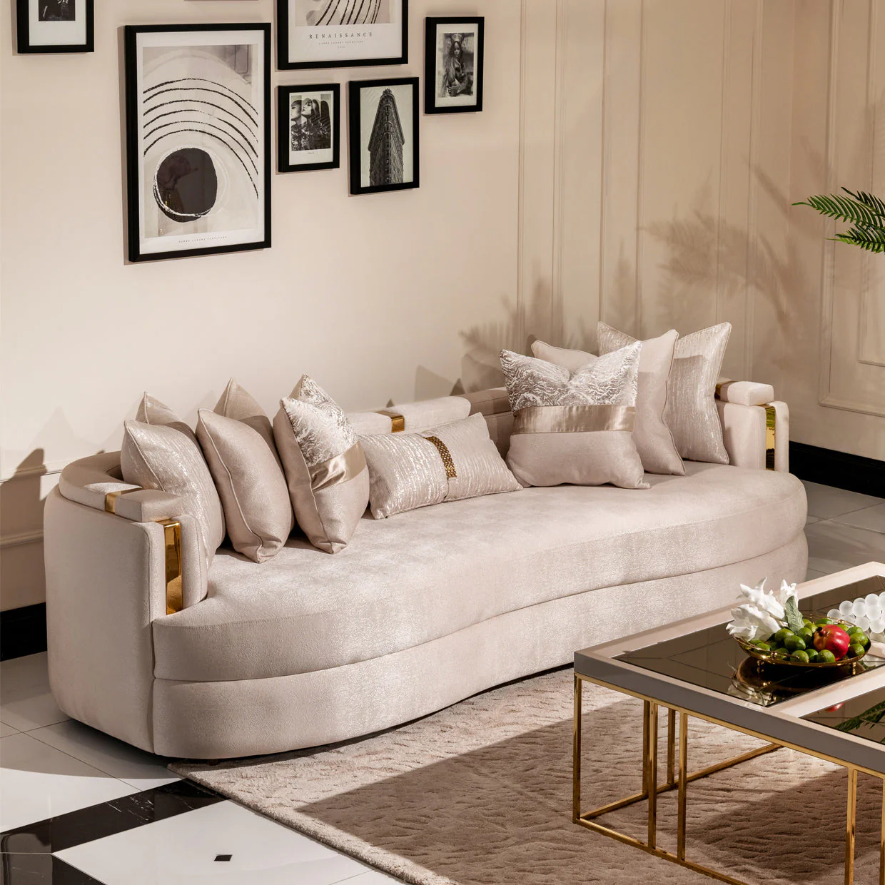 Michael Amini Carmela Mansion Sofa - Image 3