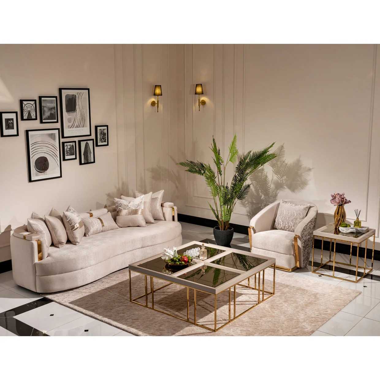 Michael Amini Carmela Mansion Sofa - Image 4