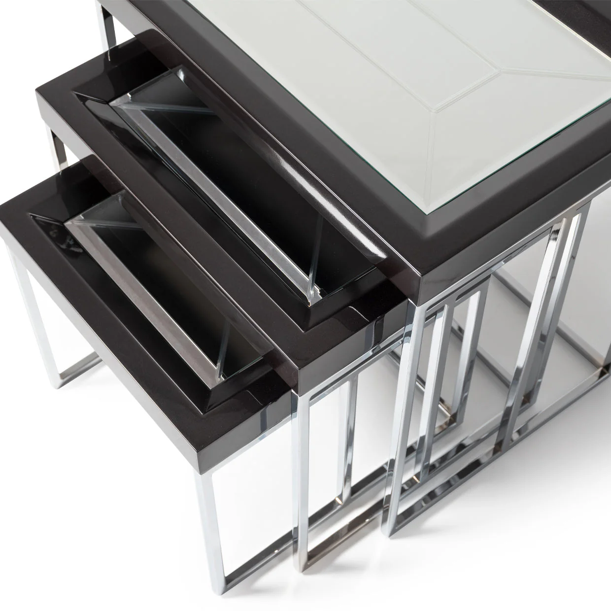 Michael Amini Carmela Nesting Table - Image 15