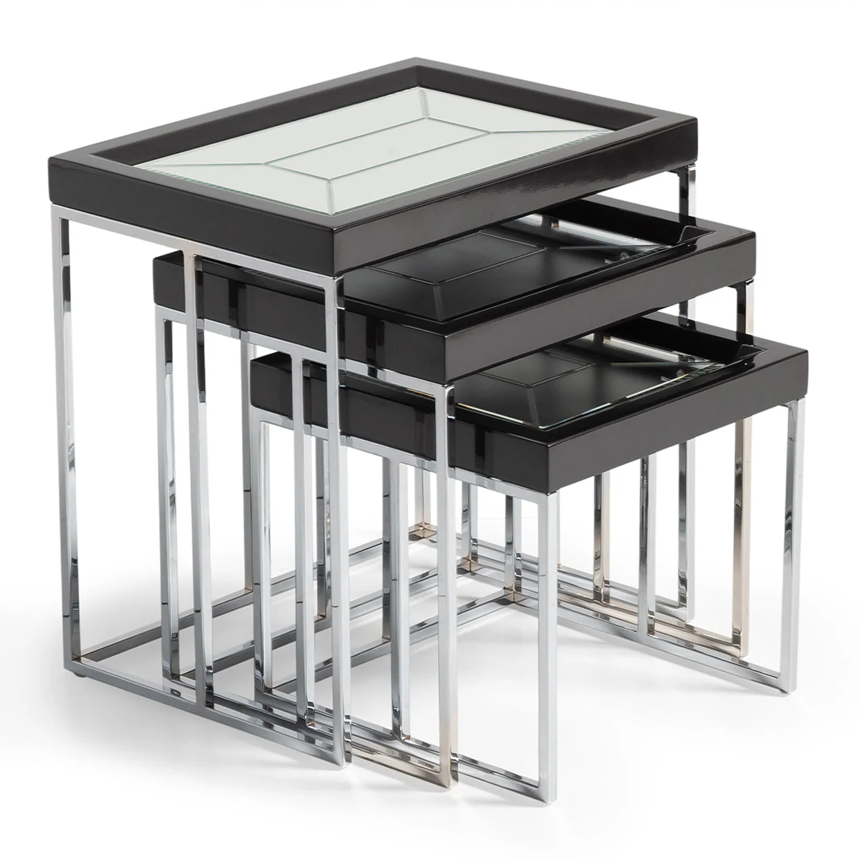 Michael Amini Carmela Nesting Table - Image 17
