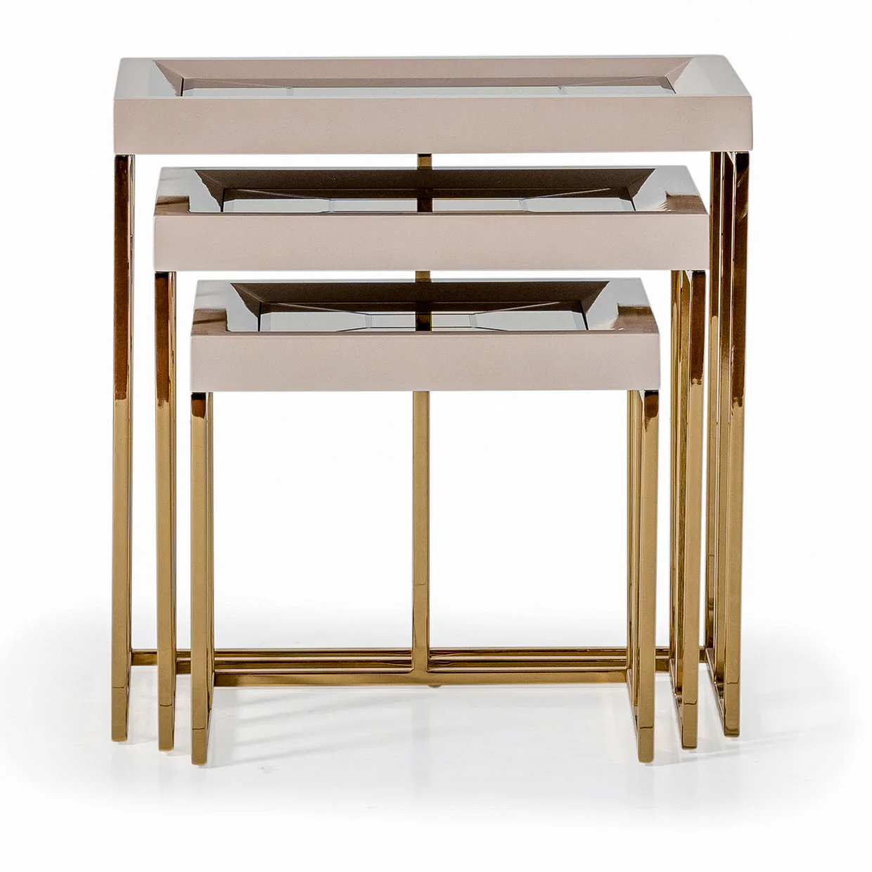 Michael Amini Carmela Nesting Table - Image 4
