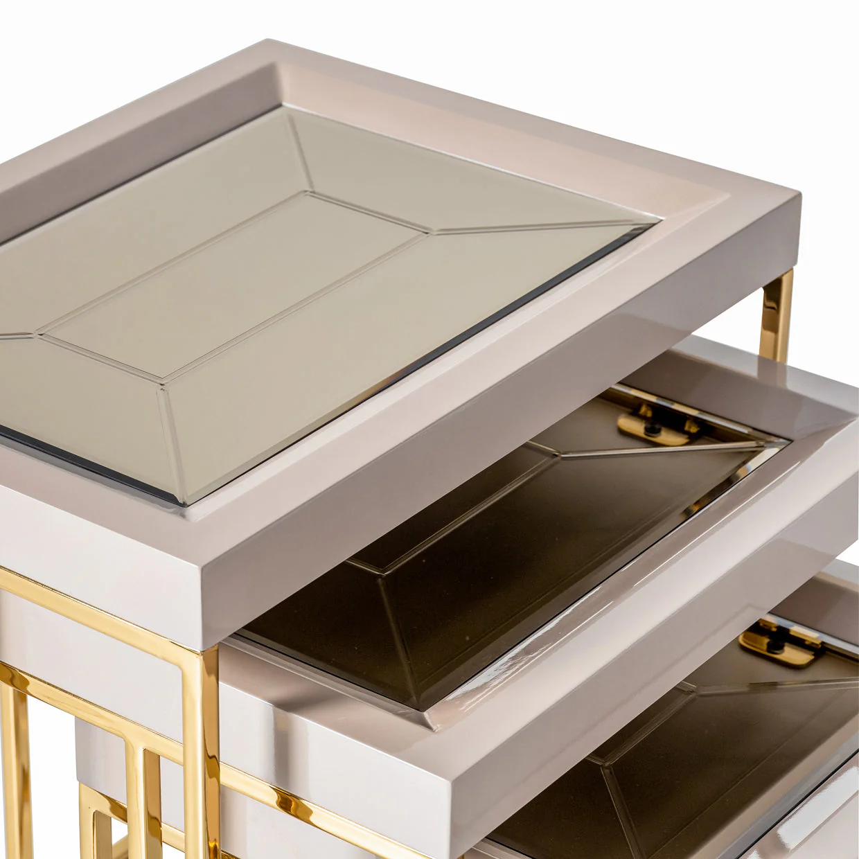 Michael Amini Carmela Nesting Table - Image 7