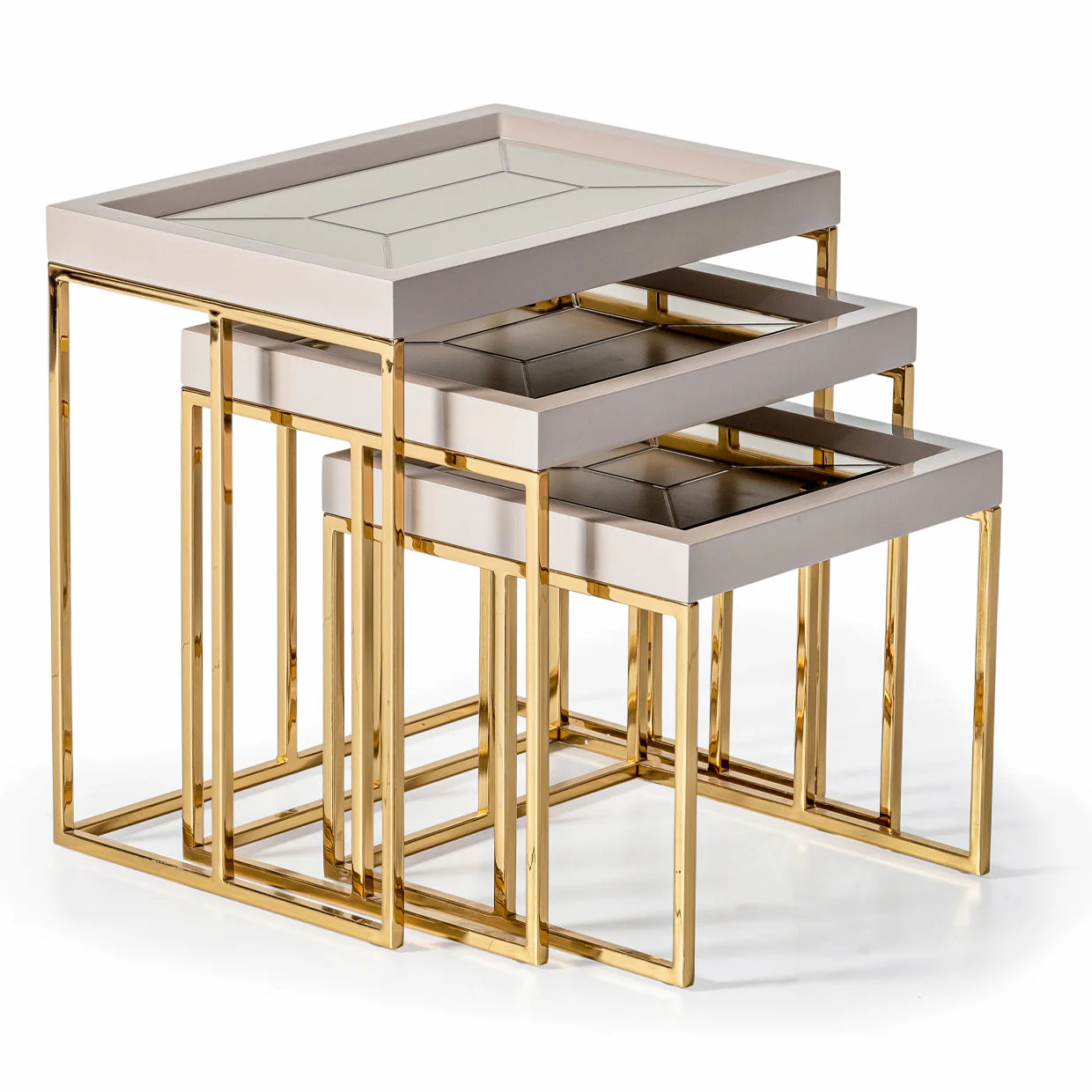 Michael Amini Carmela Nesting Table - Image 8