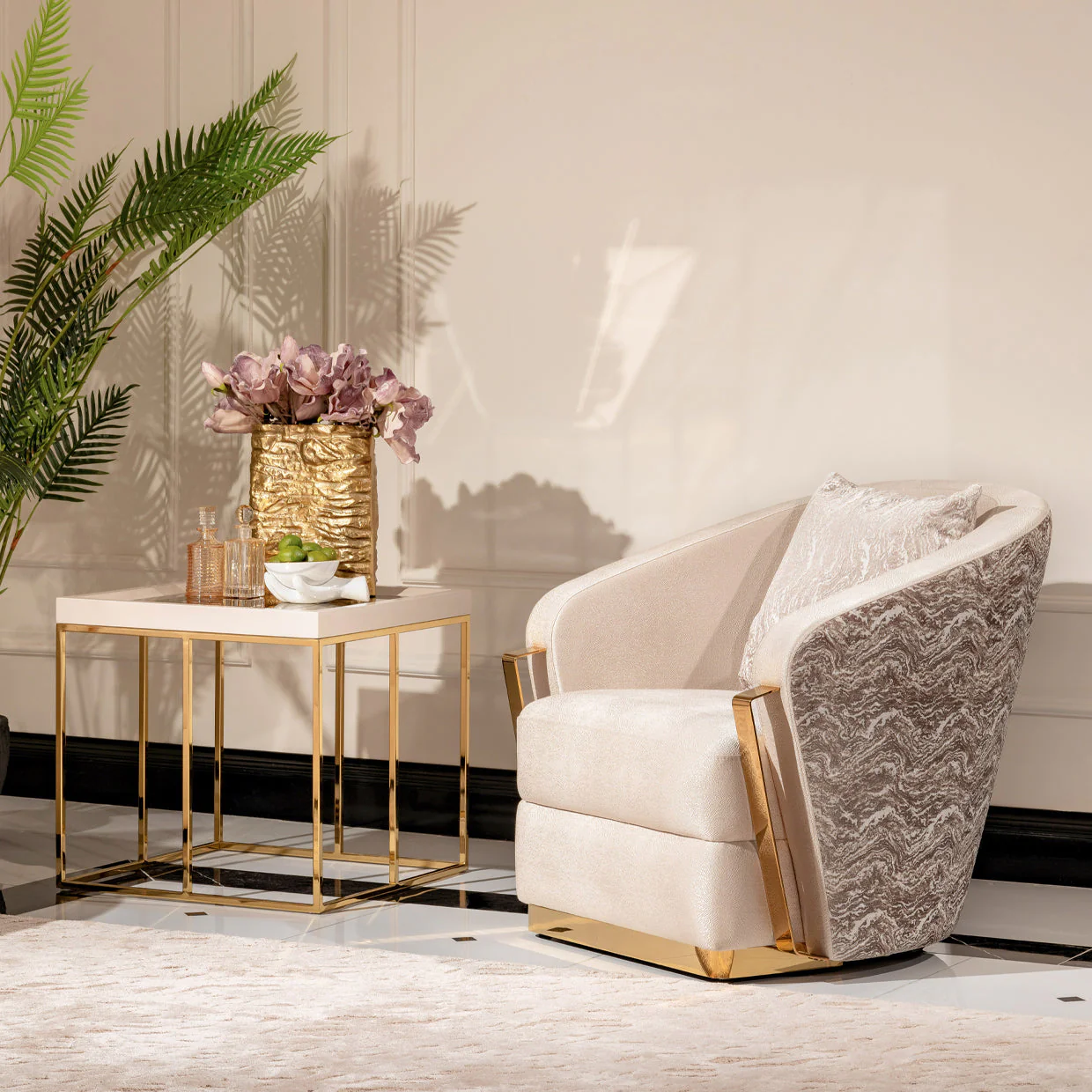 Michael Amini Carmela Side Table - Image 2