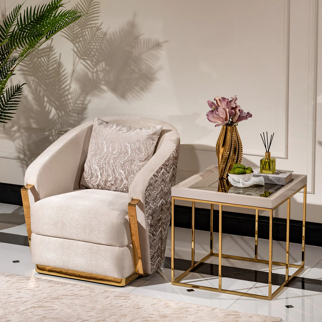 Michael Amini Carmela Side Table - Image 3