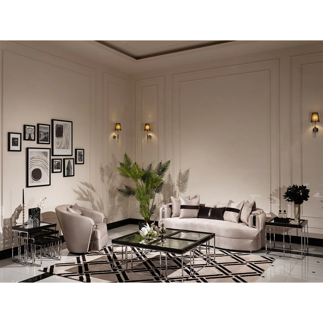 Michael Amini Carmela Sofa - Image 20
