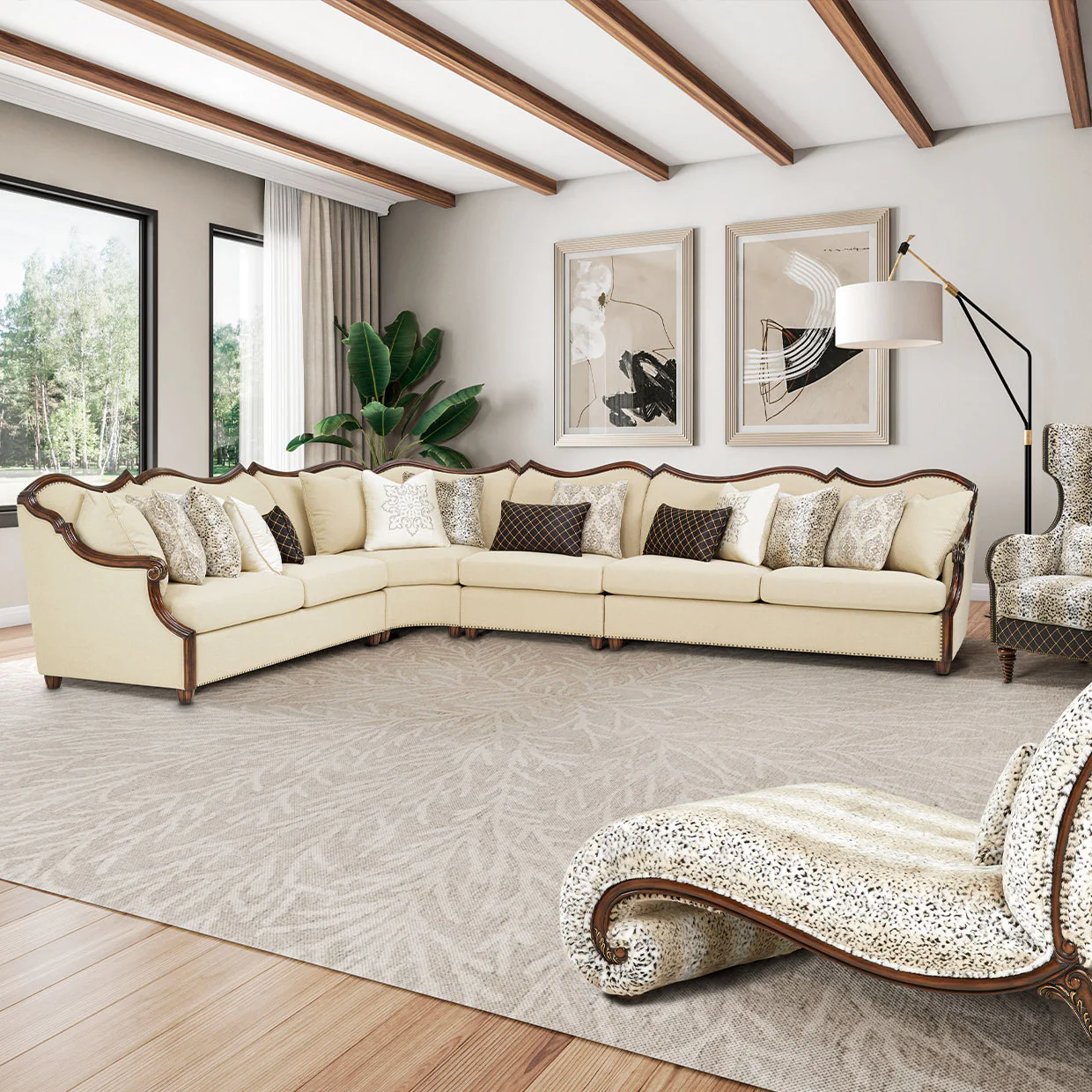 Michael Amini Chamberi Sectional - Image 23