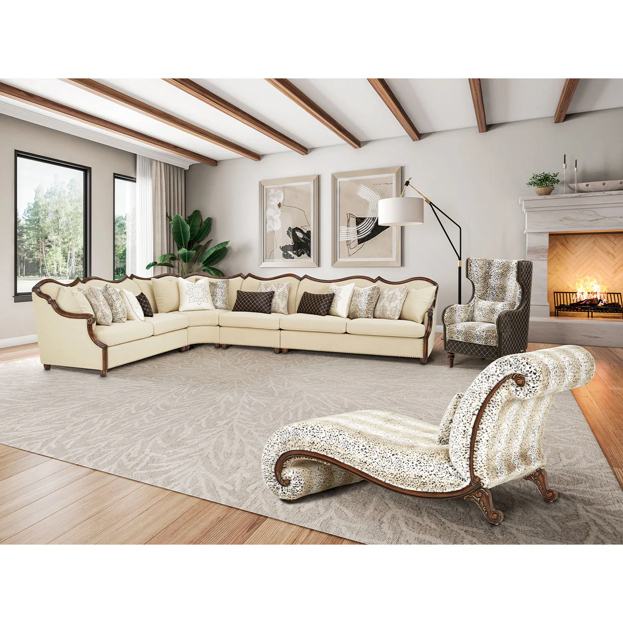 Michael Amini Chamberi Sectional - Image 24