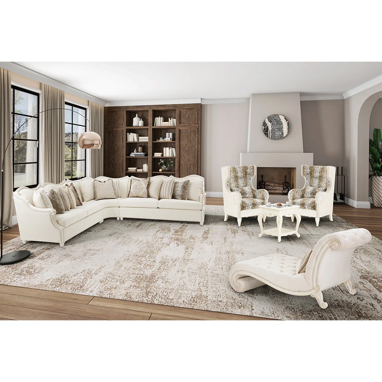 Michael Amini Chamberi Sectional - Image 4