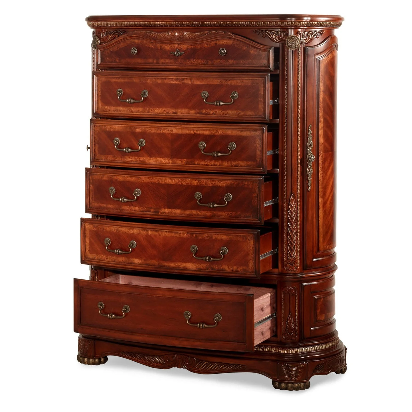 Michael Amini Cortina Vertical Storage Cabinets Chest - Image 2