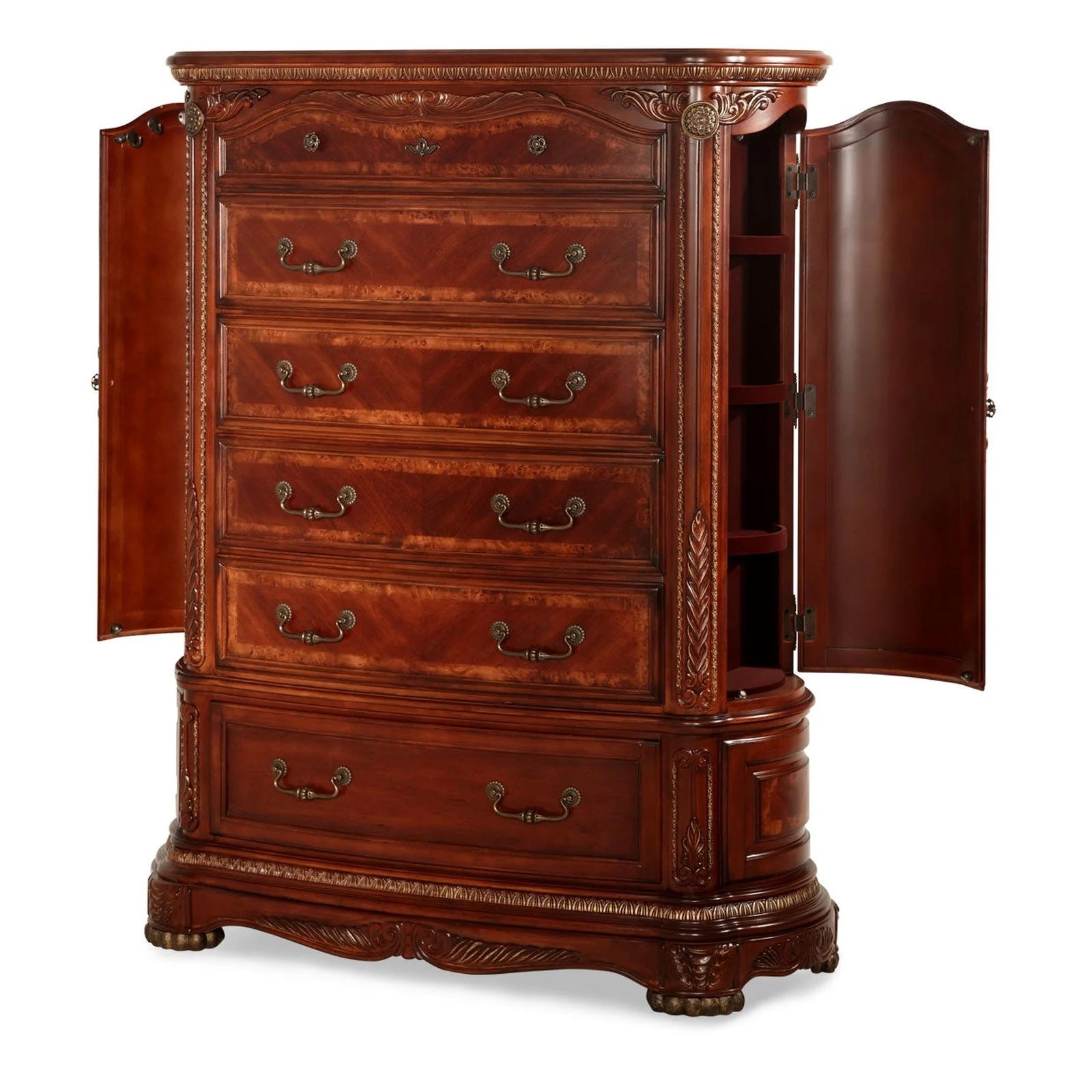 Michael Amini Cortina Vertical Storage Cabinets Chest - Image 4