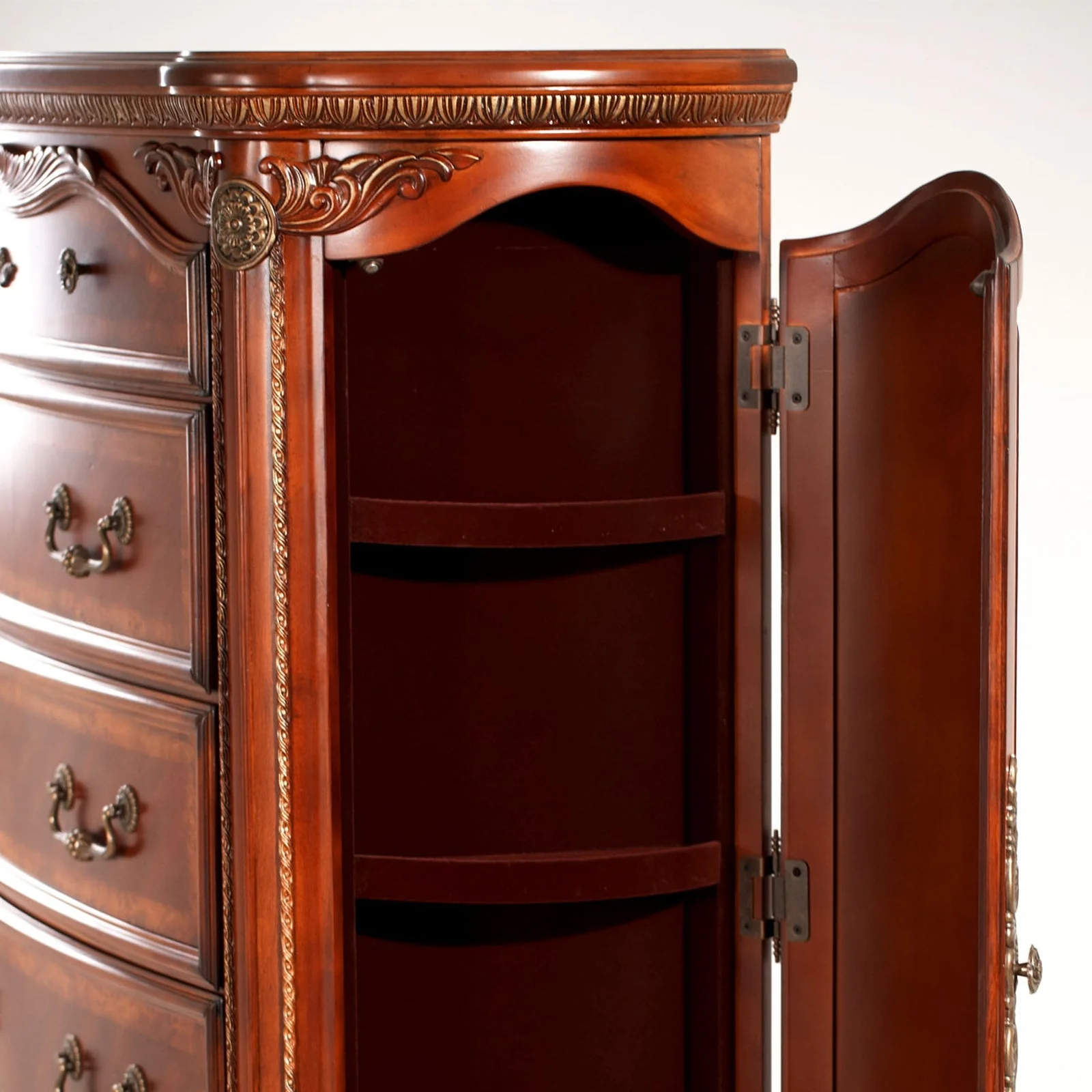 Michael Amini Cortina Vertical Storage Cabinets Chest - Image 9