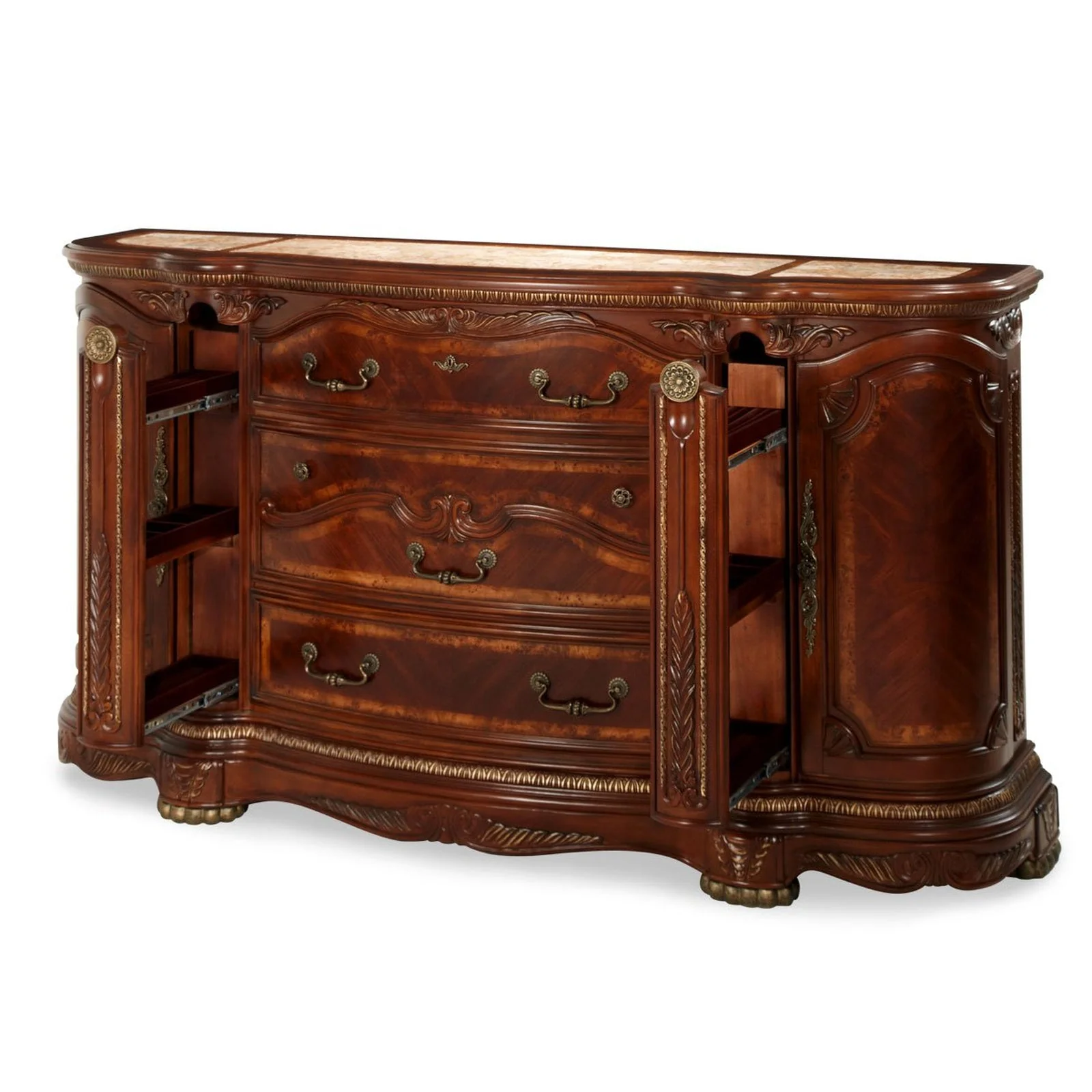 Michael Amini Cortina Storage Console Dresser - Image 2