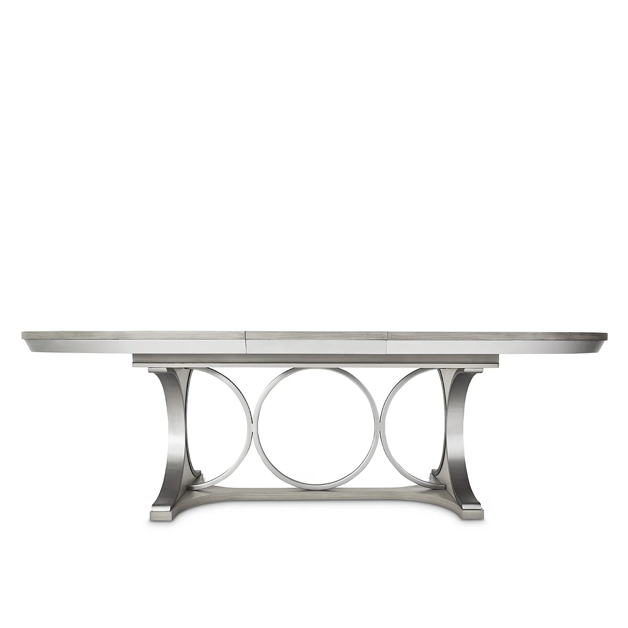 Michael Amini Eclipse Oval Dining Table Moonlight - Image 5