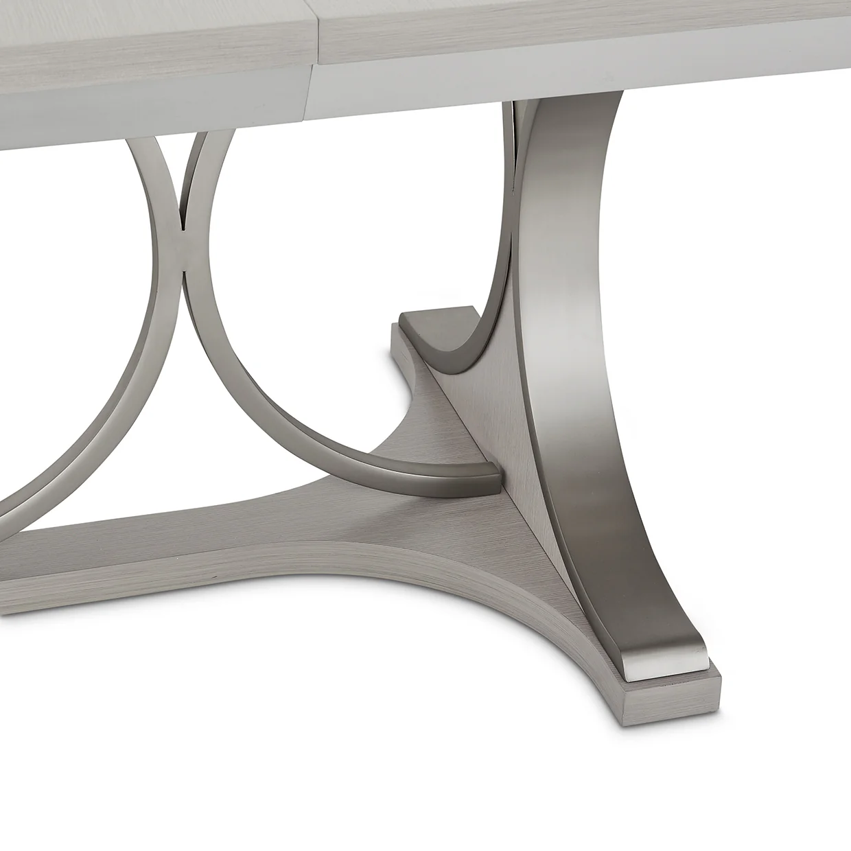 Michael Amini Eclipse Oval Dining Table Moonlight - Image 6