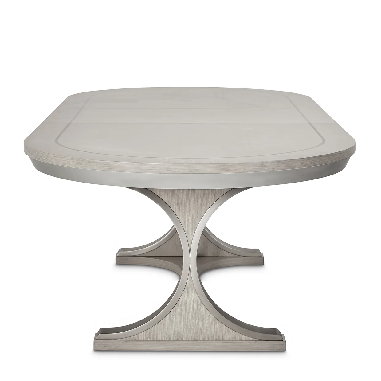 Michael Amini Eclipse Oval Dining Table Moonlight - Image 7