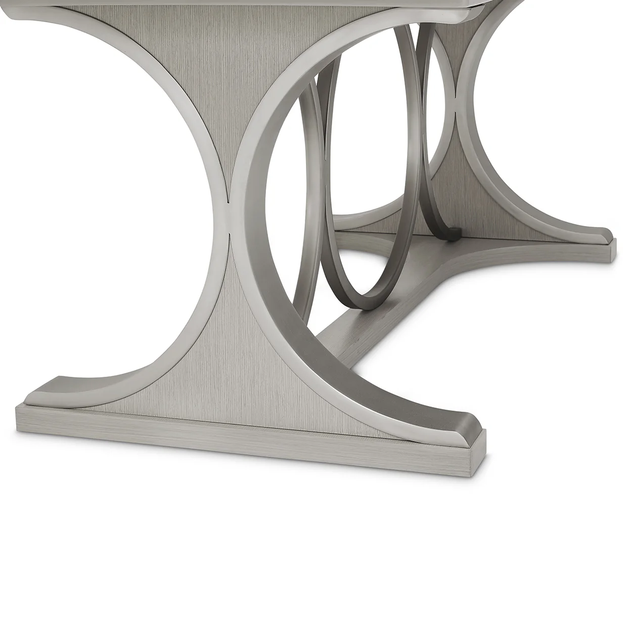 Michael Amini Eclipse Oval Dining Table Moonlight - Image 9