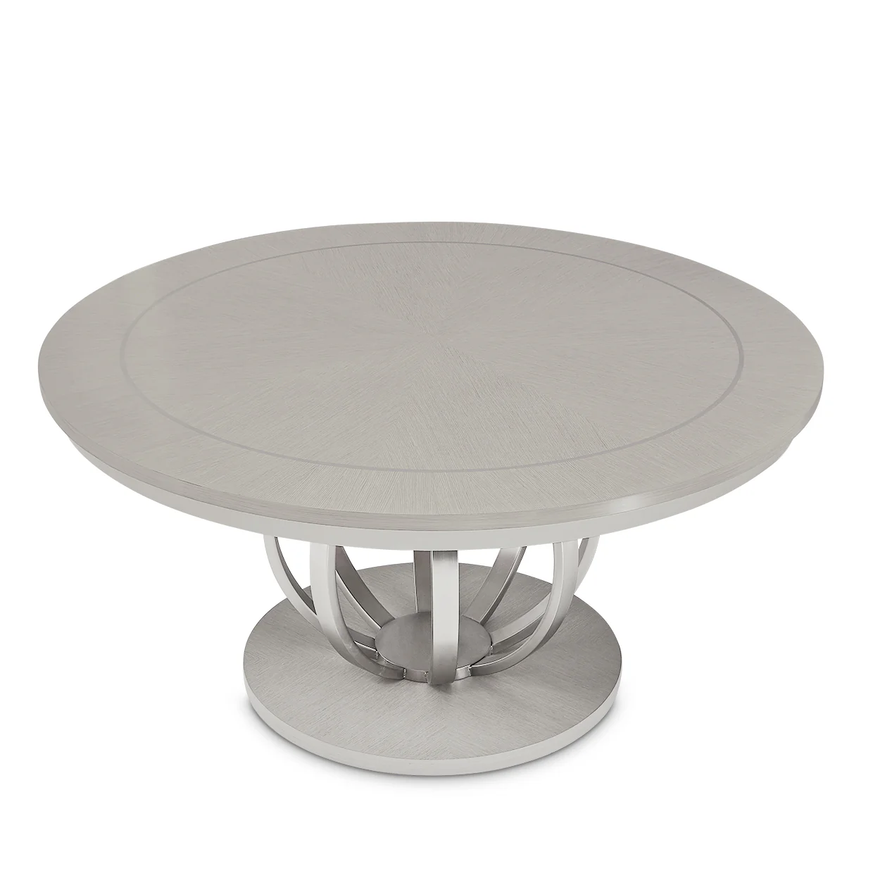 Michael Amini Eclipse Round Dining Table Moonlight - Image 7