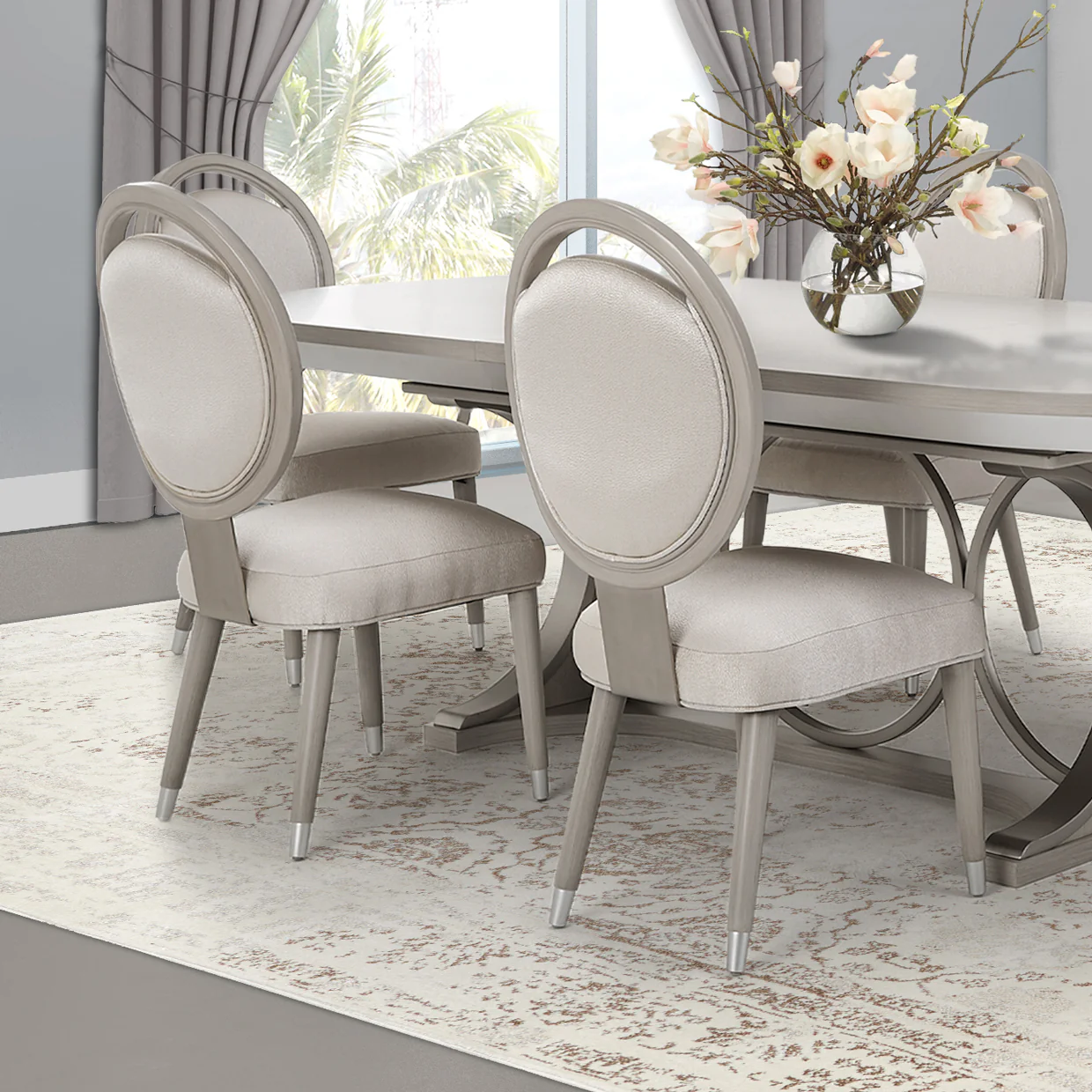 Michael Amini Eclipse Side Chair - Set of 2 - Image 14