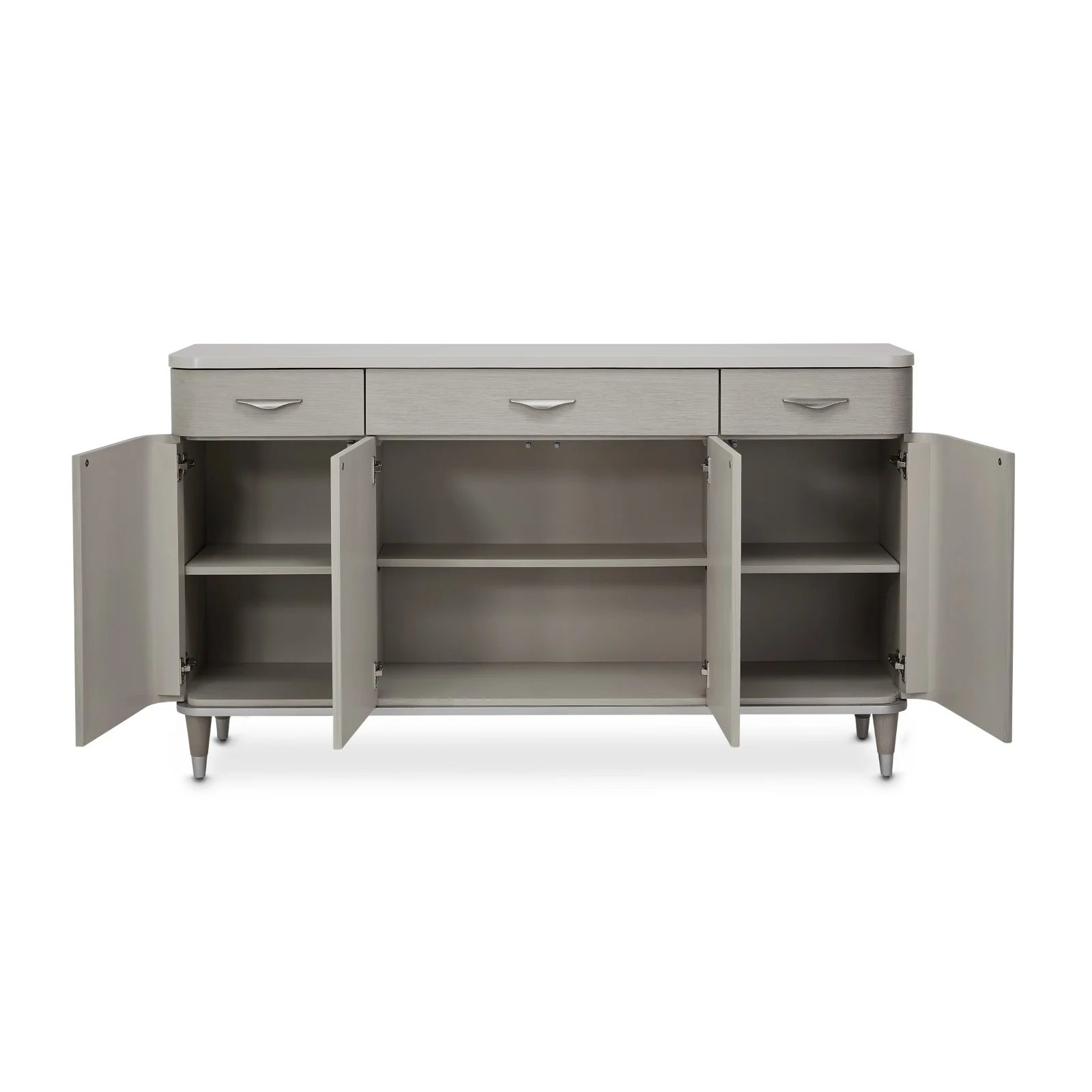 Michael Amini Eclipse Sideboard with Mirror - Moonlight - Image 6