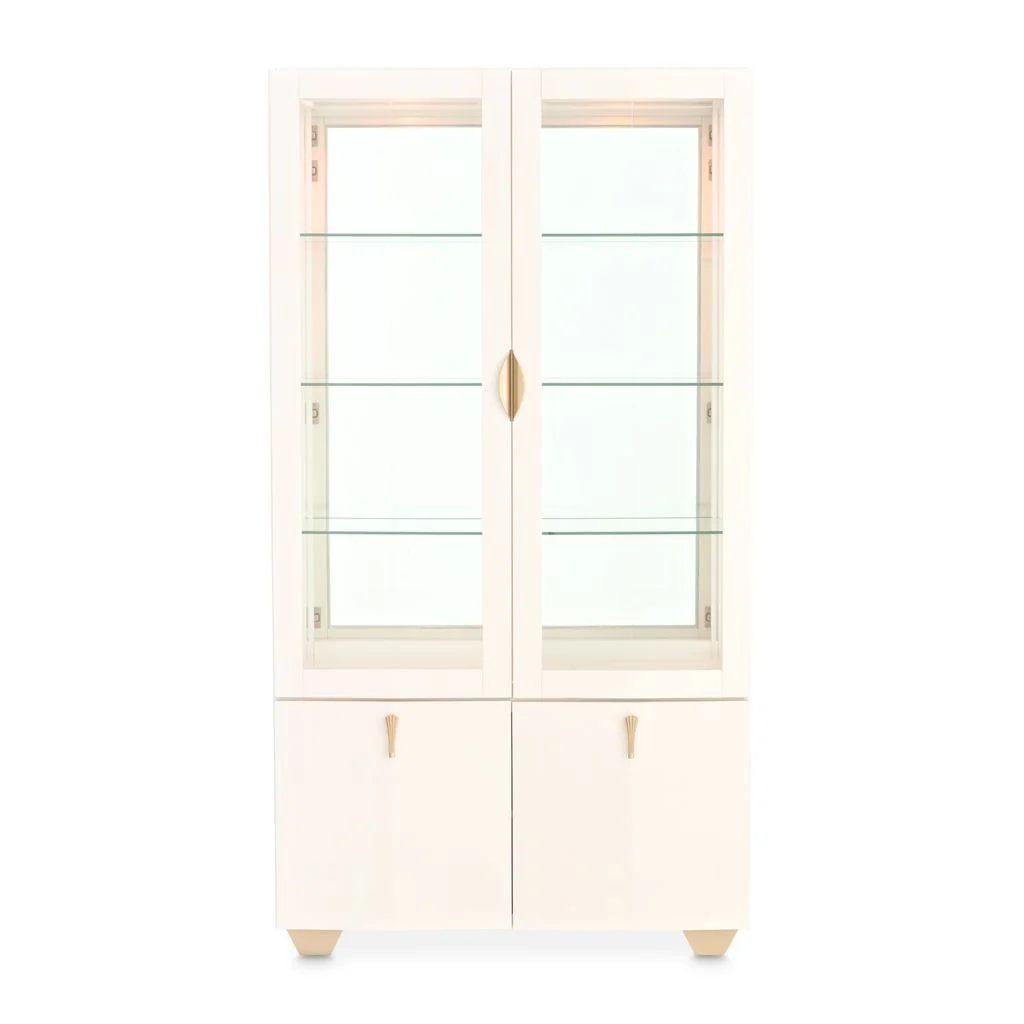 Michael Amini Fantosini Display Cabinet - Creamy Pearl - Image 3