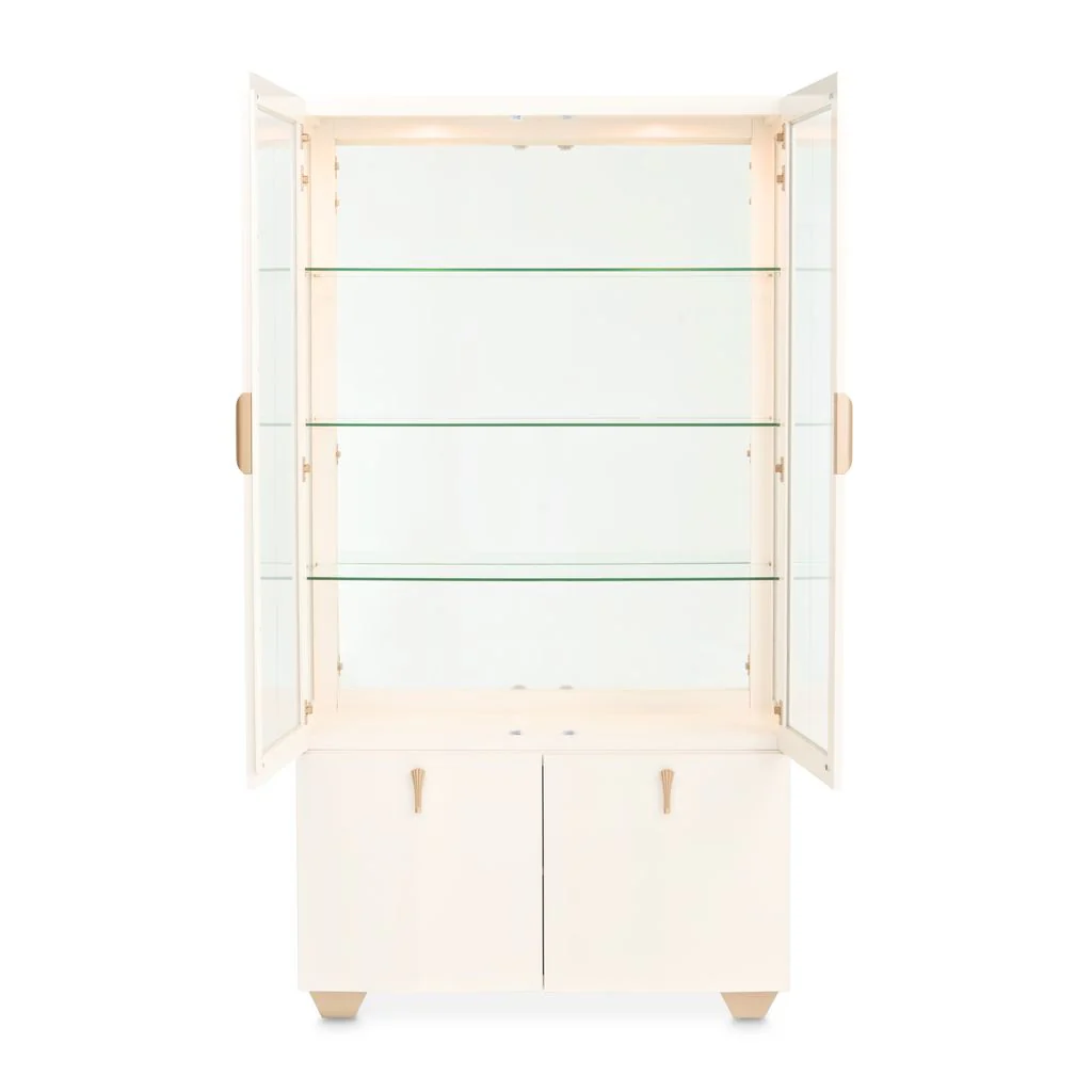 Michael Amini Fantosini Display Cabinet - Creamy Pearl - Image 4