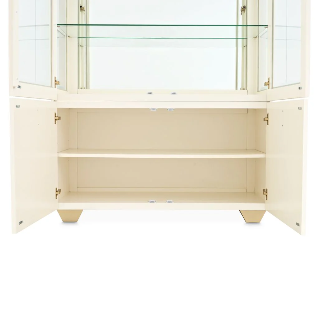 Michael Amini Fantosini Display Cabinet - Creamy Pearl - Image 7