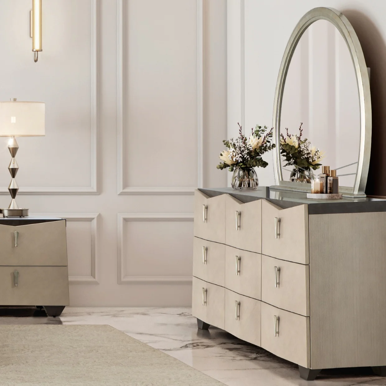 Michael Amini Fantosini Dresser - Image 5