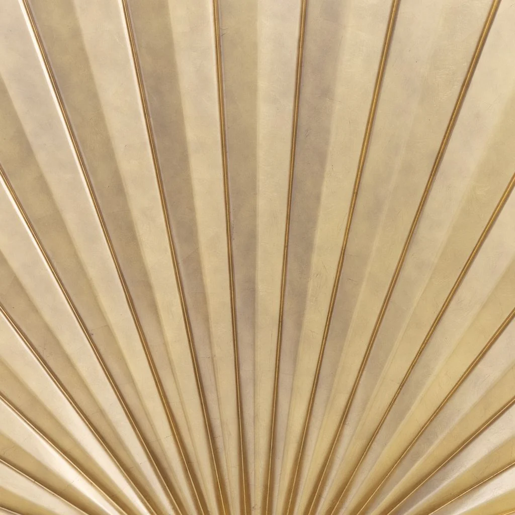 Michael Amini Fantosini King Fan Bed - Gold Leaf - Image 7